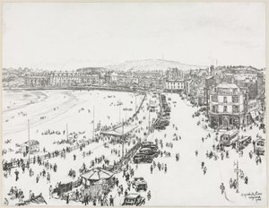 Weymouth and Distant Portland by Muirhead Bone