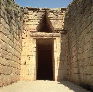 The Treasury of Atreus, c.1300 BC by Mycenaean