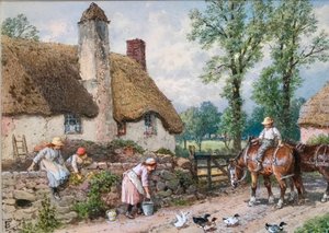 A Wayside Encounter: Ducks on a Country Road