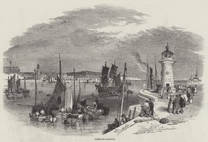 Ramsgate Harbour by Myles Birket Foster