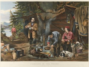 Camping in the Woods 