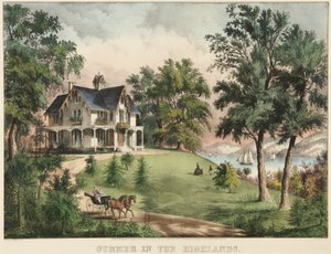 Summer in the Highlands by Currier and Ives