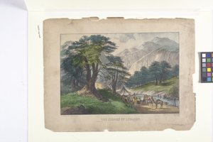 The Cedars of Lebanon by N. and Ives J.M. (1824 95) Currier