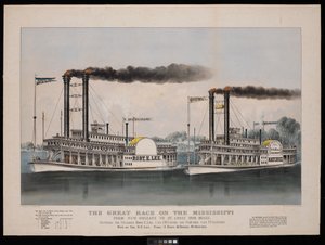 The Great Race on the Mississippi from New Orleans to St. Louis