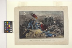 The Night After The Battle by N. and Ives J.M. (1824 95) Currier