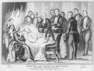 Zachary Taylor on His Deathbed in the White House