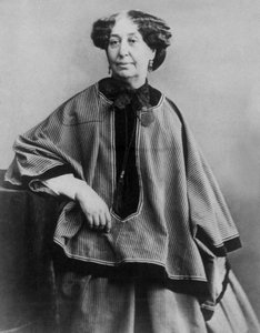 French writer George Sand (1804-1876), photo by Nadar 1864 by Nadar