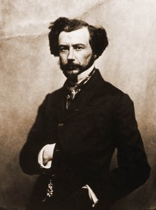 Portrait of Maxime Du Camp, writer 1822-1894 (photo)