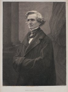Hector Berlioz engraved by Metzmacher by Nadar