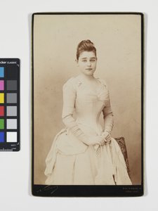 Girl in Evening Dress by Nadar