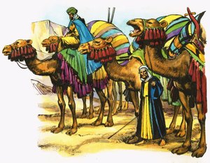 Camel Train of North Africa