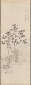 Sampling Tea beneath the Wu Trees by Nakabayashi Chikuto