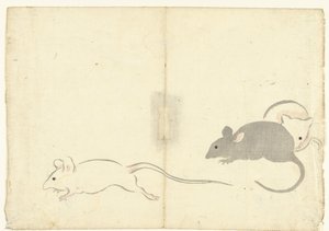 Three Rats (series title: Print Album of Korin)