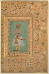 Portrait of Maharaja Bhim Kanwar by Nanha