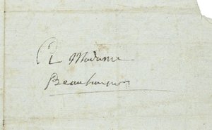 Letter to Josephine de Beauharnais