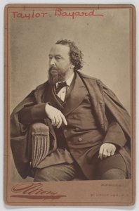 Bayard Taylor by Napoleon Sarony
