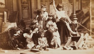 Character Groupings: Danger Threatening by Napoleon Sarony