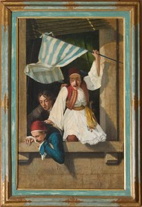 Scene of the Greek Revolution by Narciso Malatesta