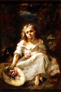 Girl with Flowers