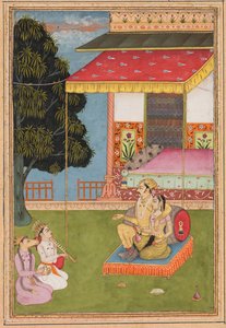 A Page from a Ragamala Series: Sri Raga, 1695