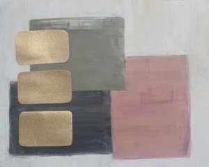 Abstract Gold Blocks