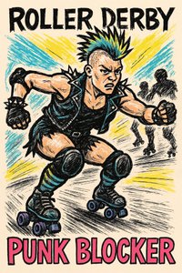 Roller Derby Punk Blocker by Natalie Bruns