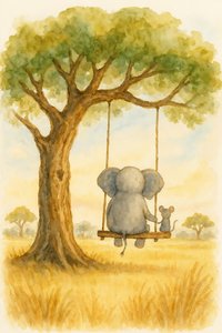 Safari Friends Together by Natalie Bruns
