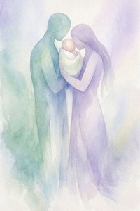 Tender Family Embrace