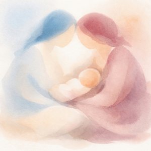 Tender Family Embrace