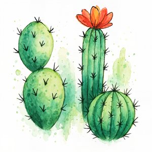 Vibrant Cactus Bloom