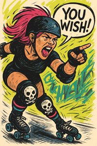 You Wish Roller Girl by Natalie Bruns