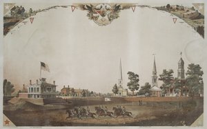 View of Public Square, Atlanta, Georgia by Nathan B. Abbott