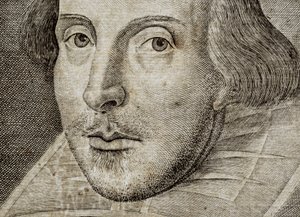 Portrait of William Shakespeare (detail) by Nathan Benn