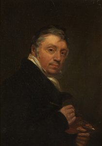 Self-portrait at Easel
