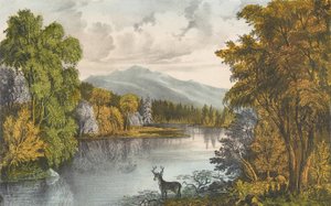 Moosehead Lake, Maine by Currier and Ives
