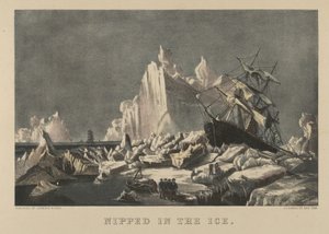 Nipped in the Ice by Currier and Ives
