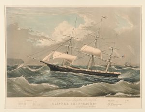 Clipper Ship by Nathaniel Currier