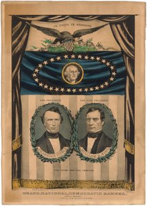 Franklin Pierce and William R. King by Nathaniel Currier