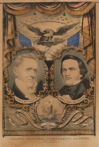 Grand National Democratic Banner by Nathaniel Currier