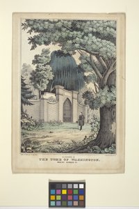 Lafayette At The Tomb Of Washington by Nathaniel Currier