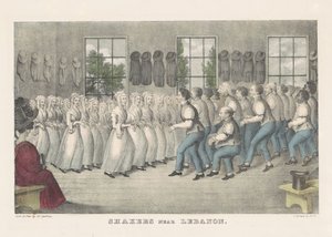 Shakers Near Lebanon by Nathaniel Currier