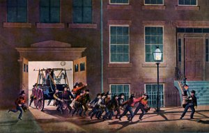 The Night Alarm, The Life of a Fireman, 1854