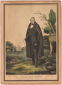 William Henry Harrison by Nathaniel Currier