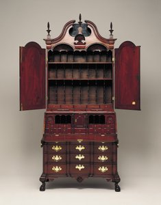 Desk and bookcase, c.1770-76