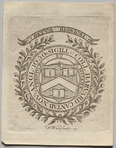 Bookplate: Seal of Harvard College