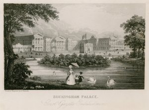 Buckingham Palace by Nathaniel Whittock