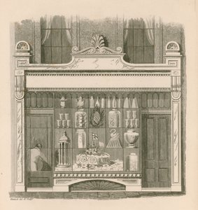 Shop front design in the Italian style by Nathaniel Whittock
