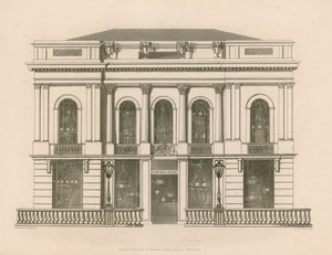 Shop Front for Hancock and Dixon, Pall Mall East, London by Nathaniel Whittock