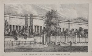 View of the New Library at the British Museum, c.1830