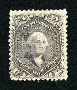 24c Washington F Grill single by National Bank Note Company